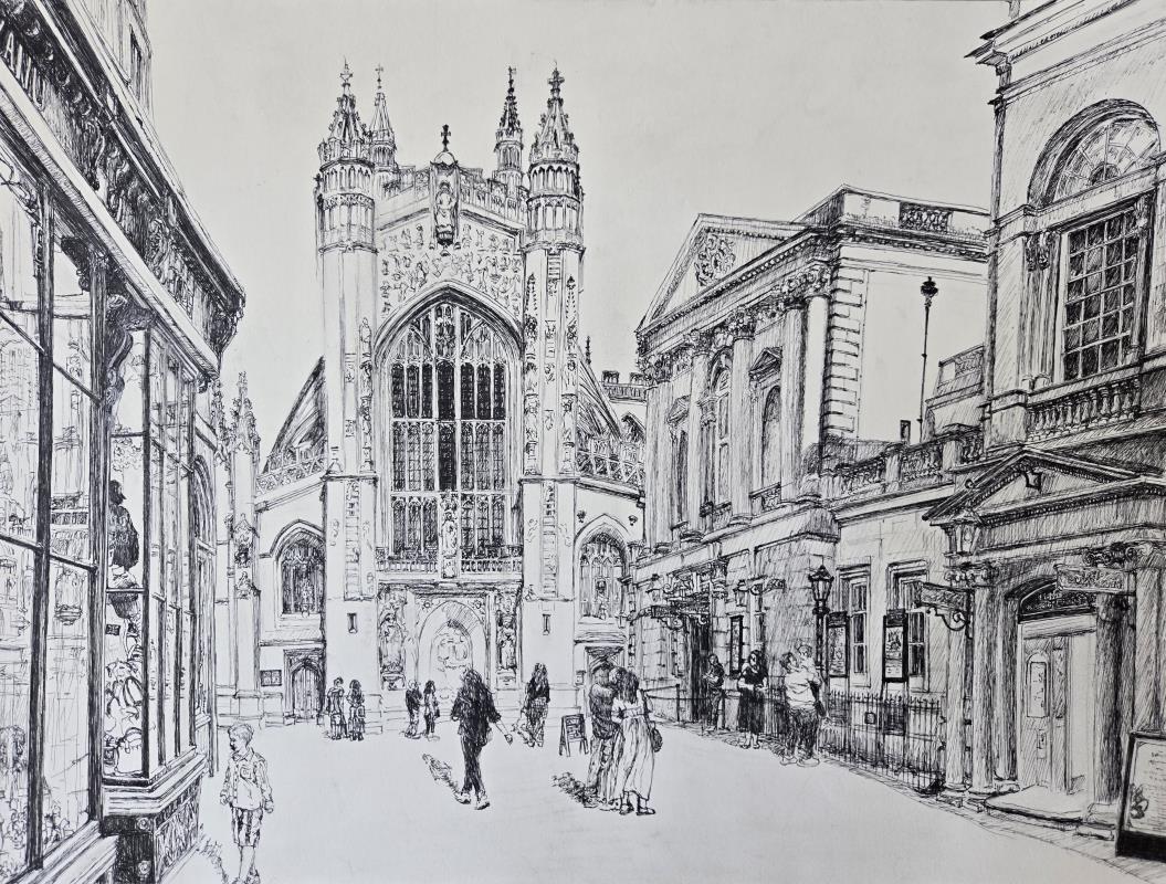 Bath Abbey in the Afternoon